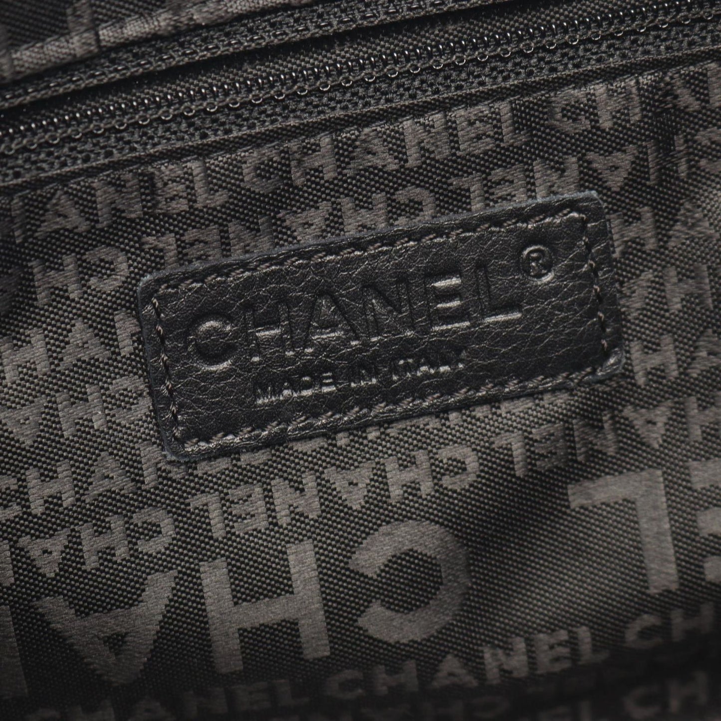 Chanel Handbag Camellia Black Suede Lambskin Chain Bag — view 4