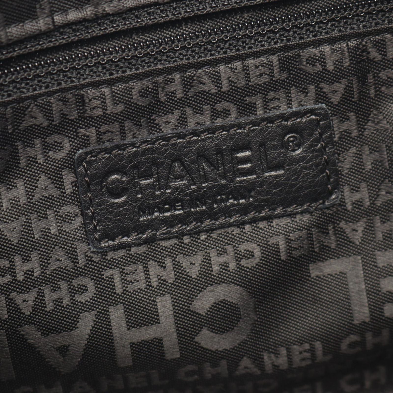 Chanel Handbag Camellia Black Suede Lambskin Chain Bag — view 4