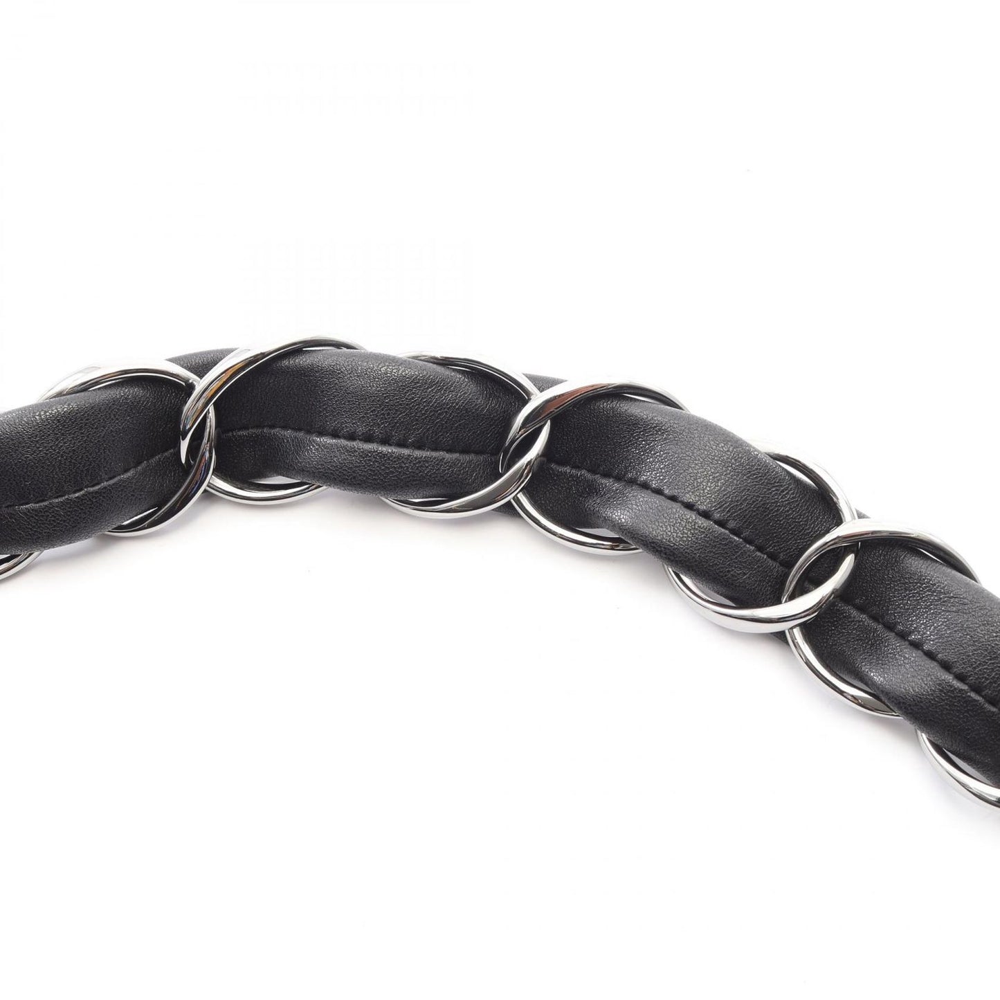Chanel Handbag Camellia Black Suede Lambskin Chain Bag — view 7