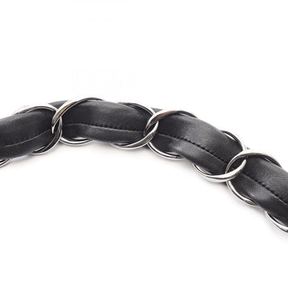 Chanel Handbag Camellia Black Suede Lambskin Chain Bag — view 7