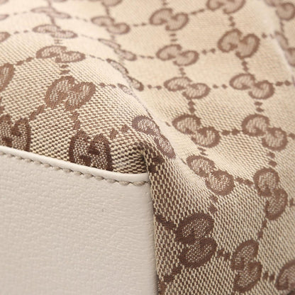 Gucci Tote GG Canvas Ivory Brown — view 8