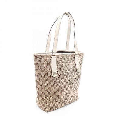 Gucci Tote GG Canvas Ivory Brown — view 2