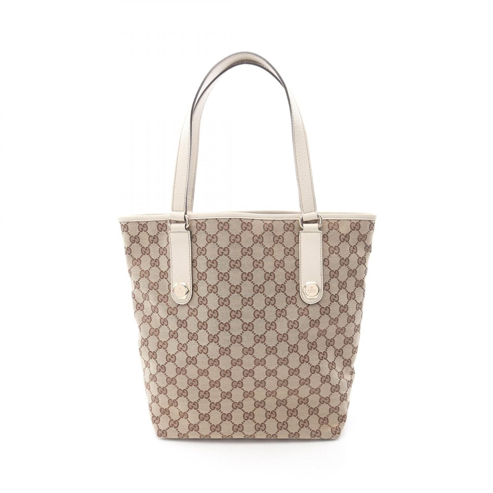 Gucci Tote GG Canvas Ivory Brown