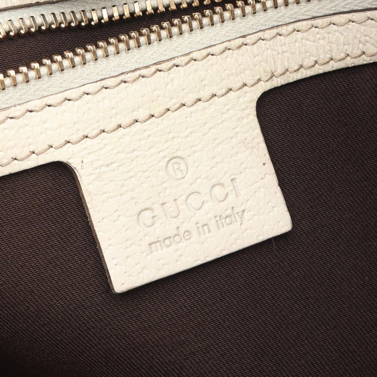 Gucci Tote GG Canvas Ivory Brown — view 4