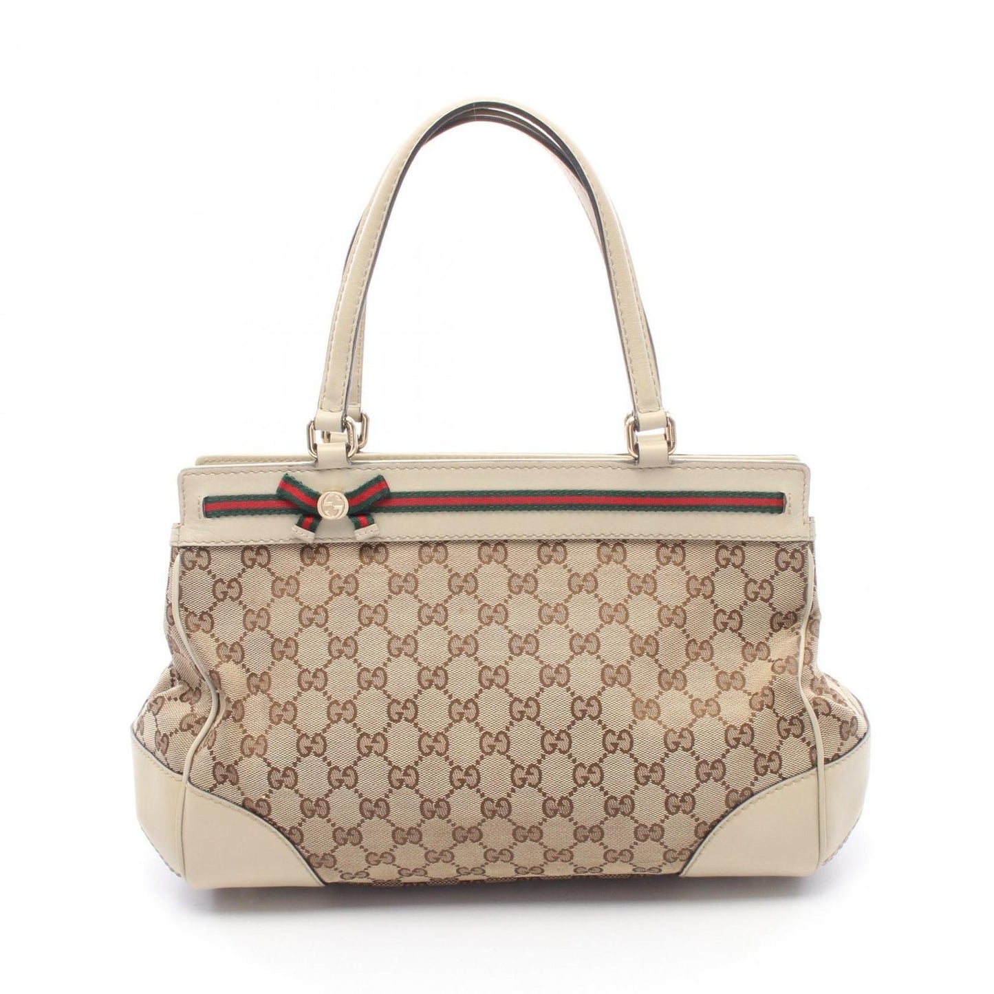 Gucci Tote Mayfair GG Canvas Sherry Line Beige