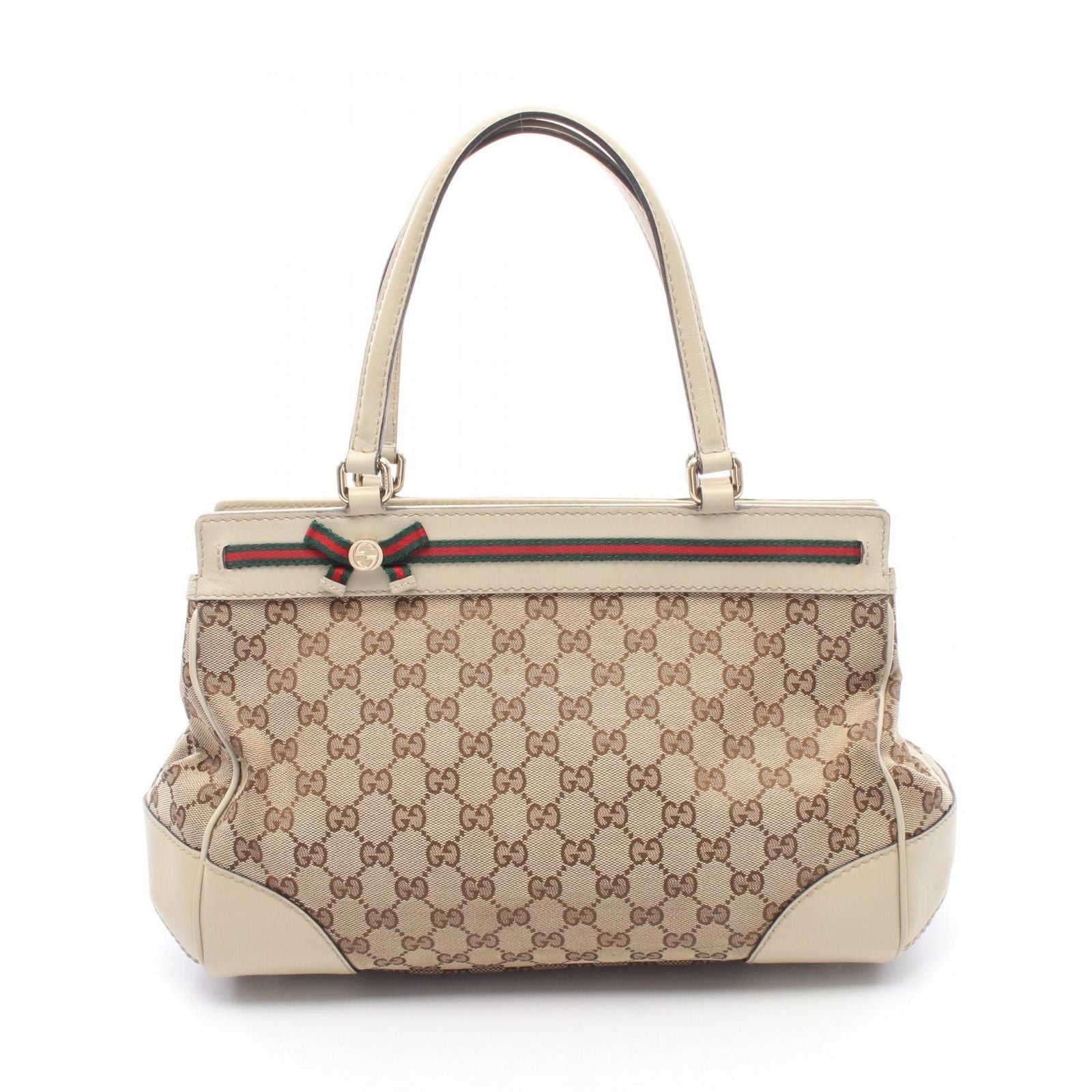 Gucci Tote Mayfair GG Canvas Sherry Line Beige