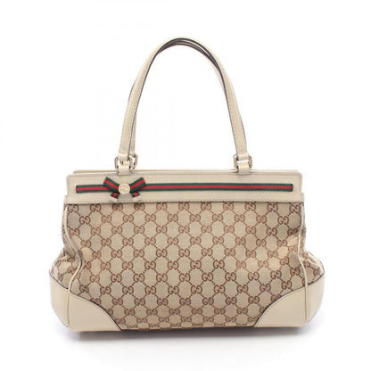 Gucci Tote Mayfair GG Canvas Sherry Line Beige