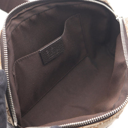 Gucci Waist Bag GG Canvas Brown Dark — view 3