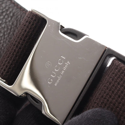 Gucci Waist Bag GG Canvas Brown Dark — view 7