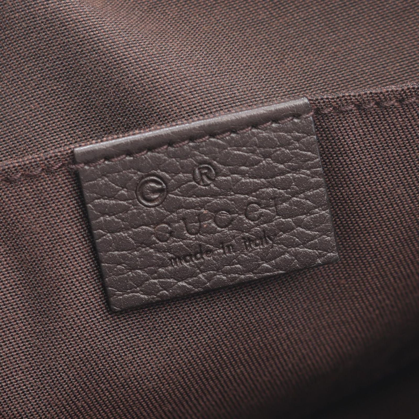 Gucci Waist Bag GG Canvas Brown Dark — view 4