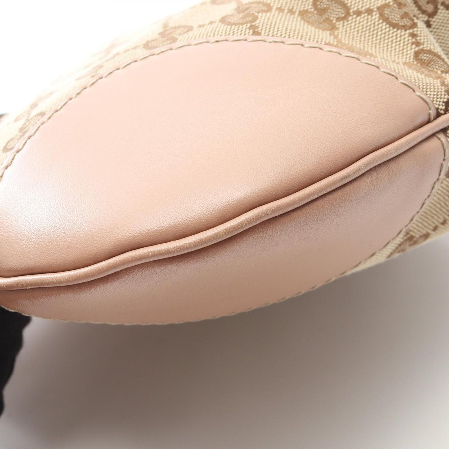 Gucci Shoulder Bag Mayfair GG Canvas Pink Beige Brown — view 5