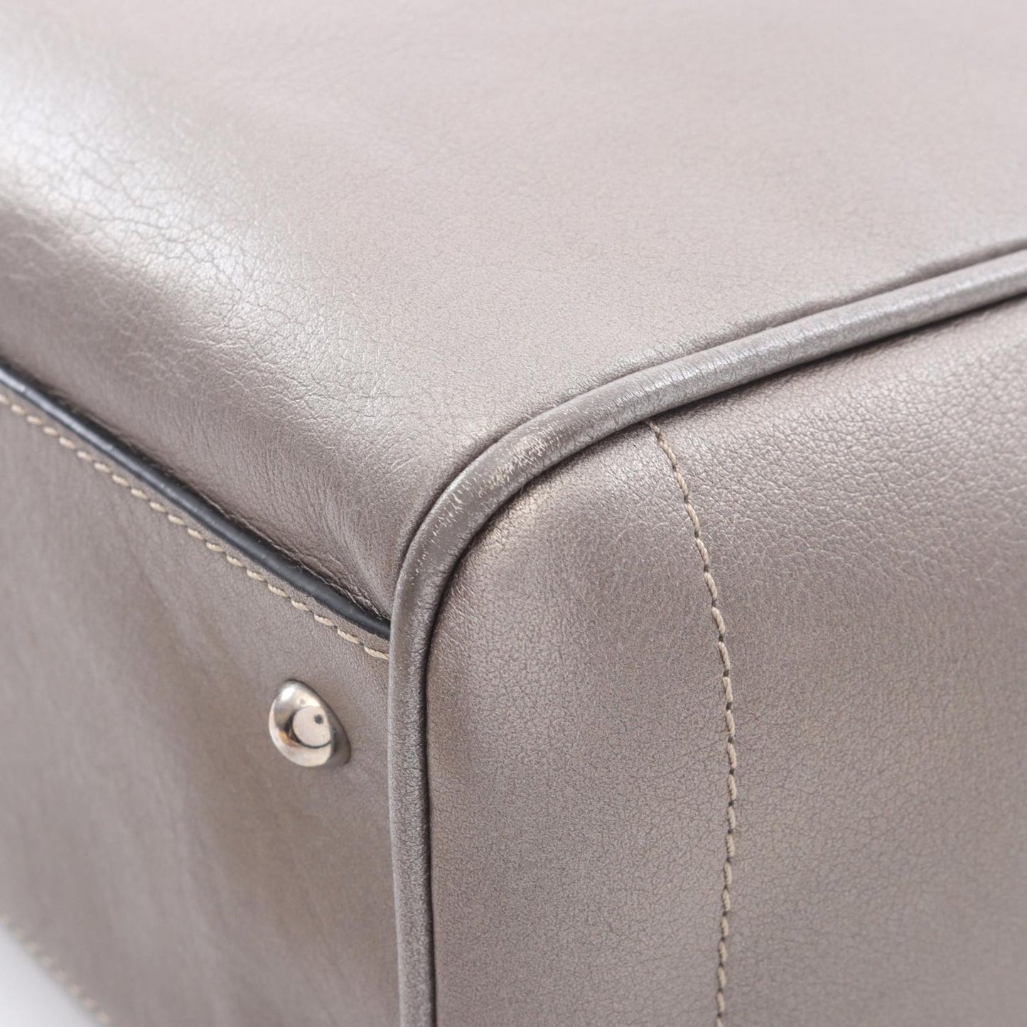 Loewe Tote Heritage Metallic Brown Leather — view 5