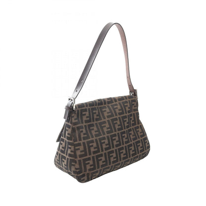 Fendi Shoulder Bag Zucca Brown Canvas Leather Man Bucket — view 2