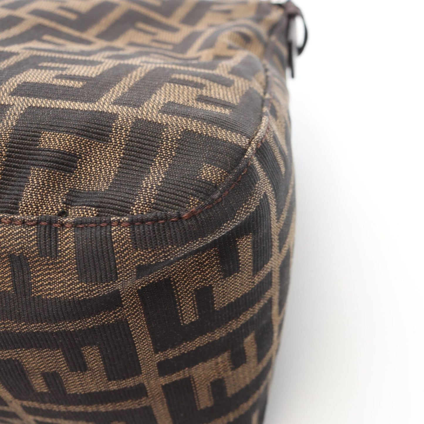Fendi Shoulder Bag Zucca Brown Canvas Leather Man Bucket — view 7