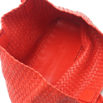 Bottega Veneta Tote Cover MM Intrecciato Red Leather — view 3
