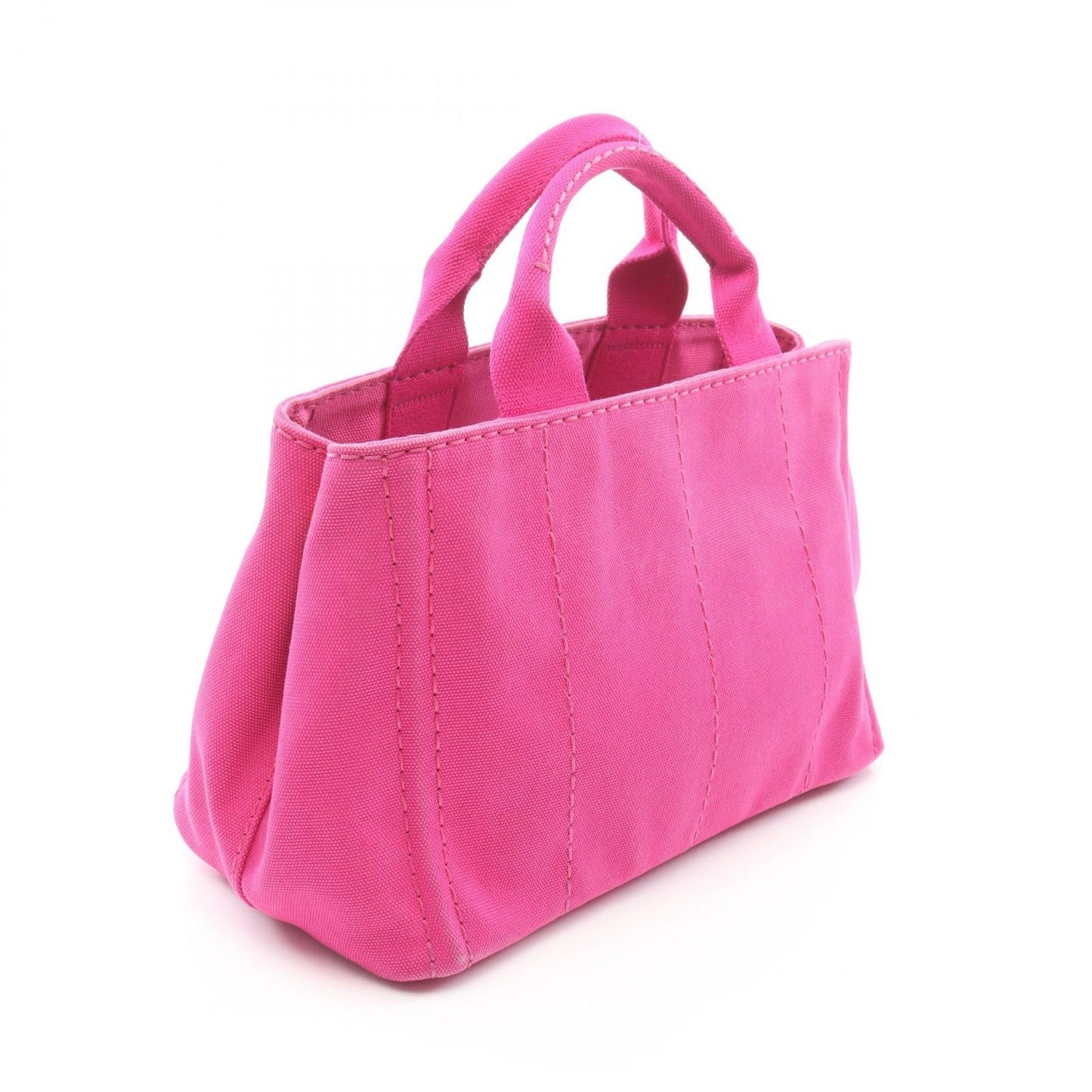 Prada Tote Canapa 2-Way Pink Canvas — view 2