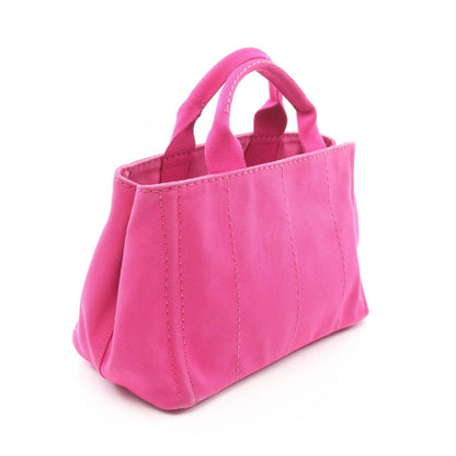 Prada Tote Canapa 2-Way Pink Canvas — view 2