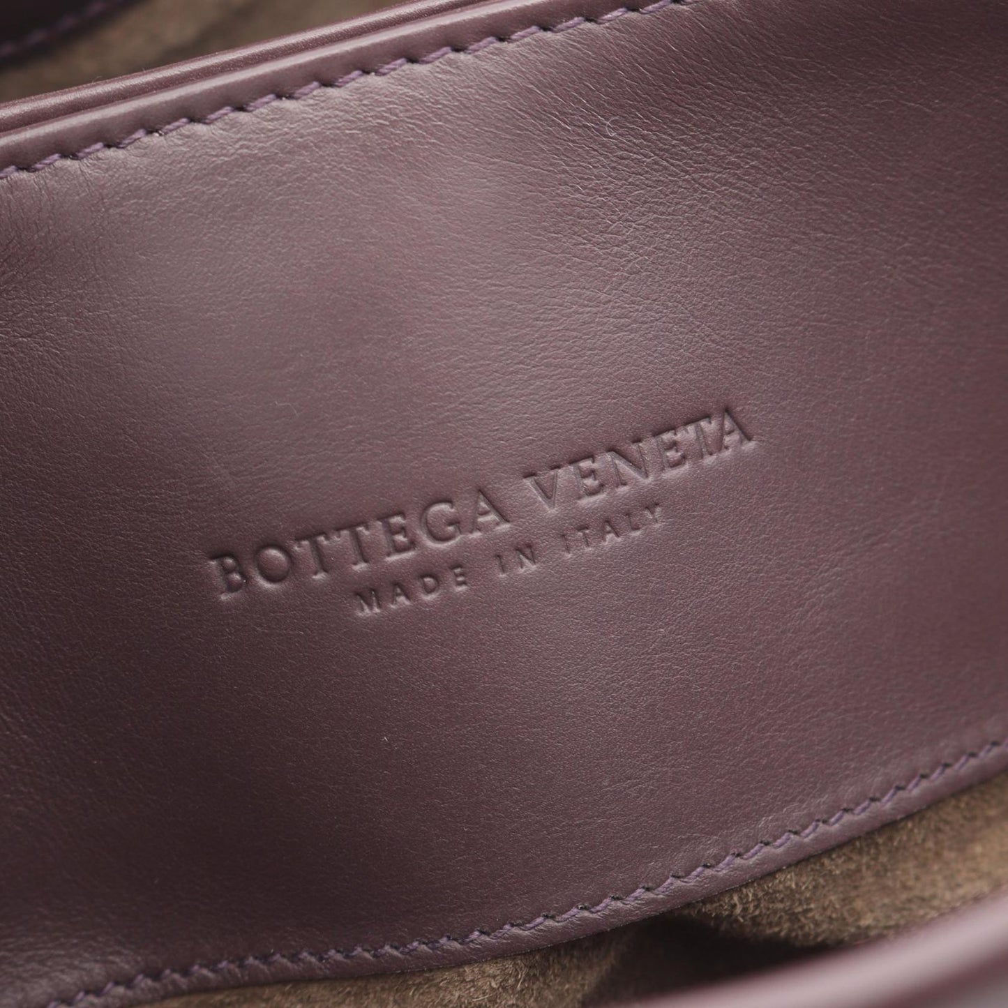 Bottega Veneta Handbag Intrecciato Rome Bag Purple Leather Hand — view 4