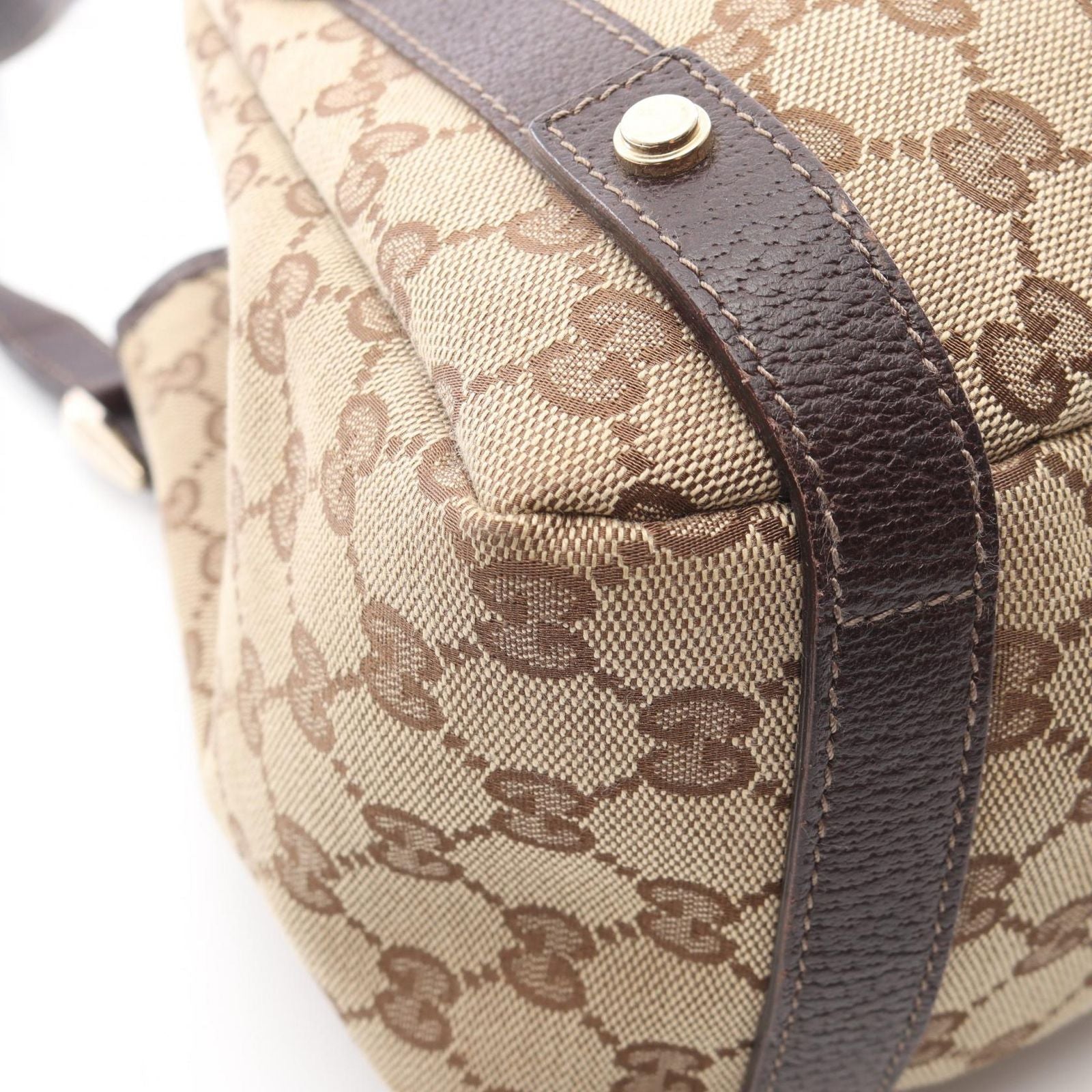 Gucci Shoulder Bag Abbey GG Canvas Beige — view 6