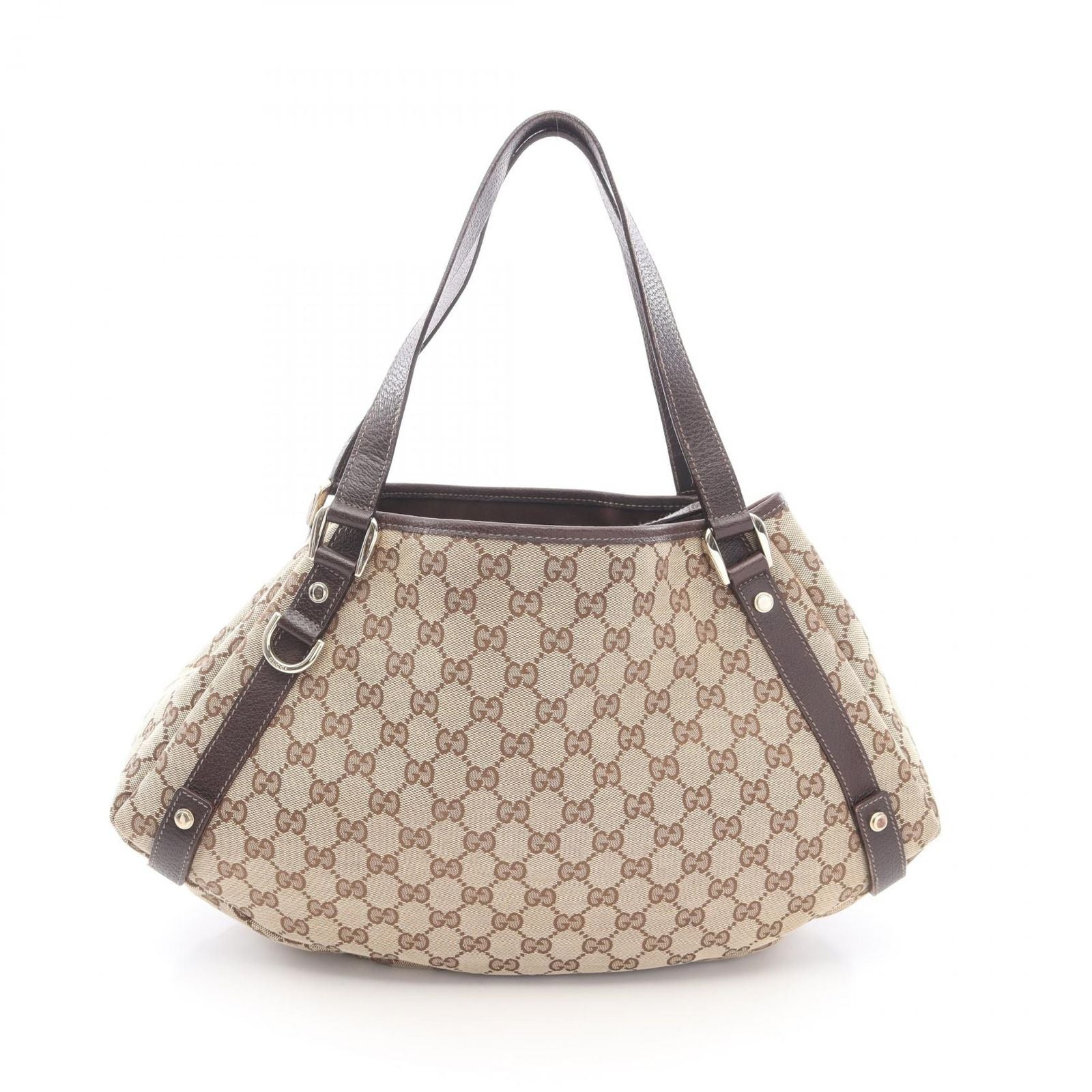 Gucci Shoulder Bag Abbey GG Canvas Beige