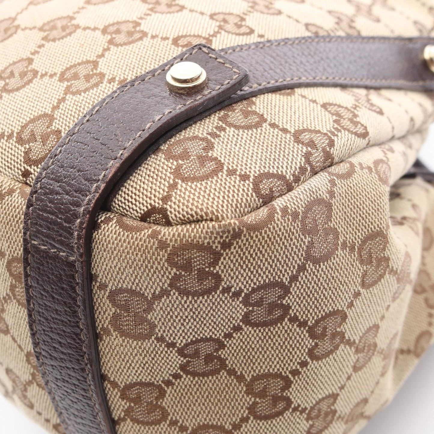 Gucci Shoulder Bag Abbey GG Canvas Beige — view 7