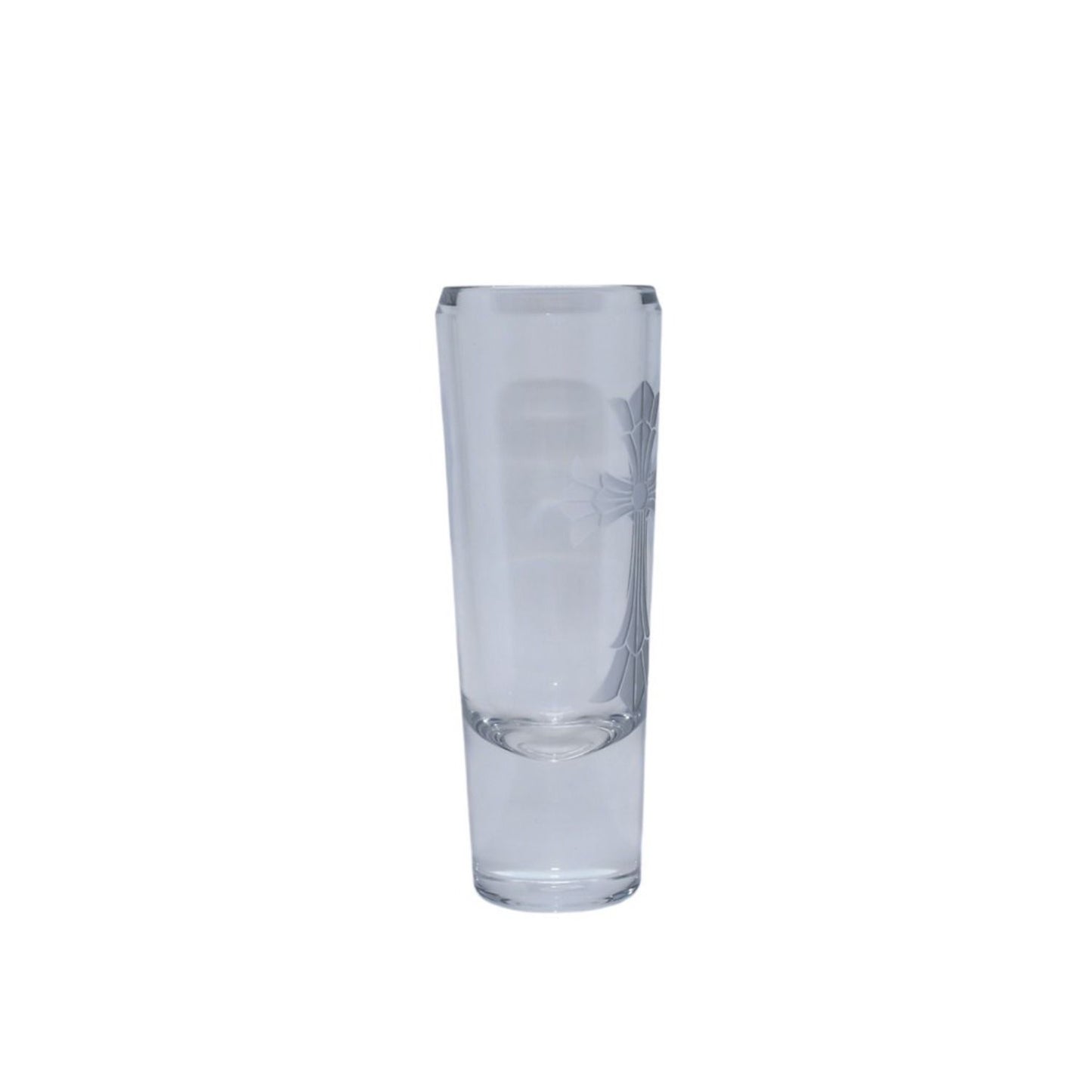Chrome Hearts Baccarat Cross Motif Glass Vase Clear — view 4