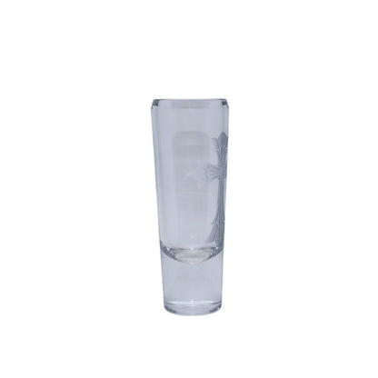 Chrome Hearts Baccarat Cross Motif Glass Vase Clear — view 4