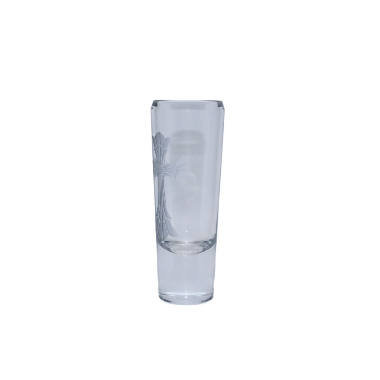 Chrome Hearts Baccarat Cross Motif Glass Vase Clear — view 3