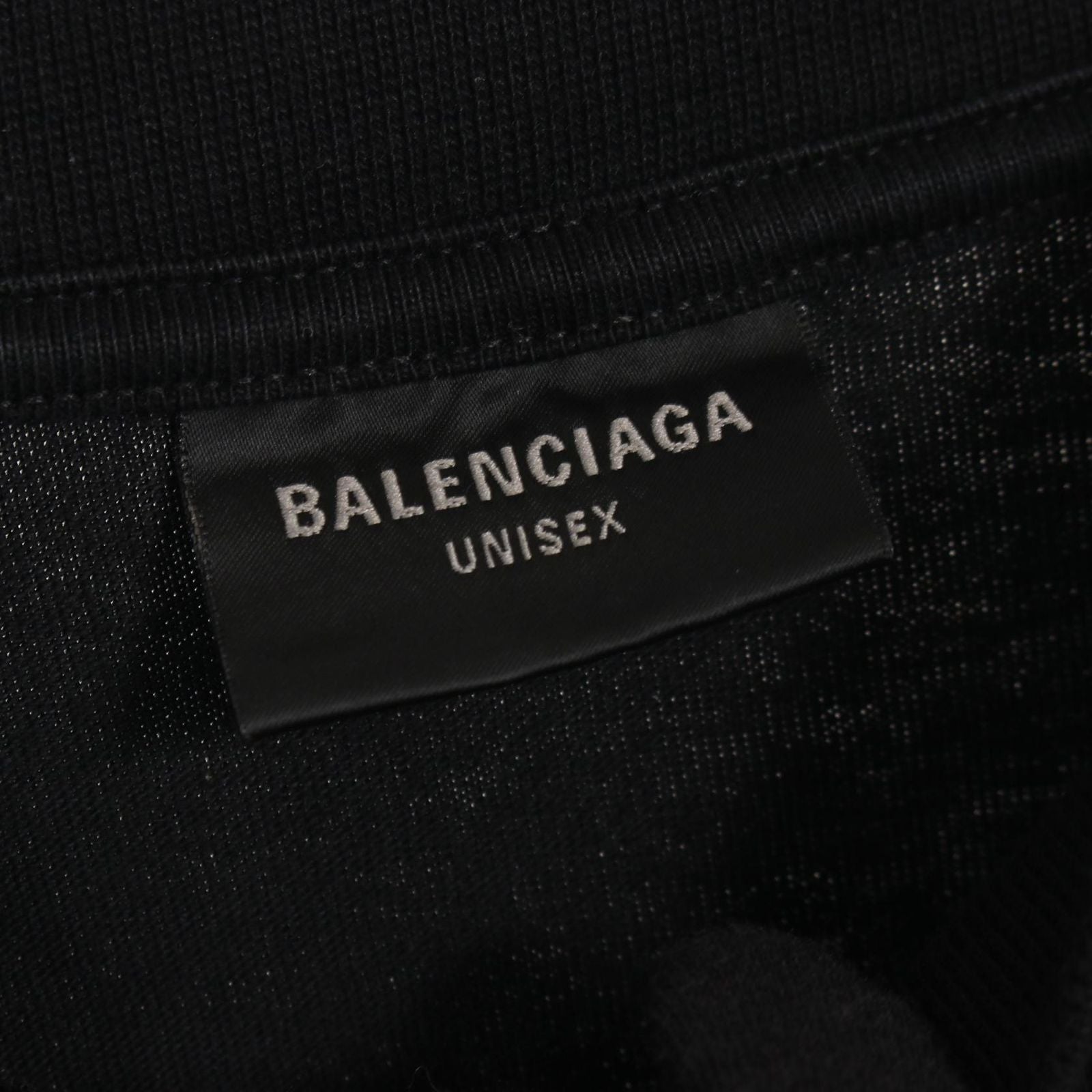 Balenciaga Top Metal Logo T-Shirt Cotton — view 3
