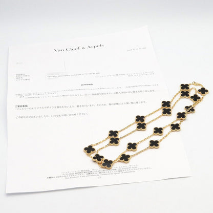 Van Cleef & Arpels Necklace Vintage Alhambra Onyx 84 cm 18k — view 5