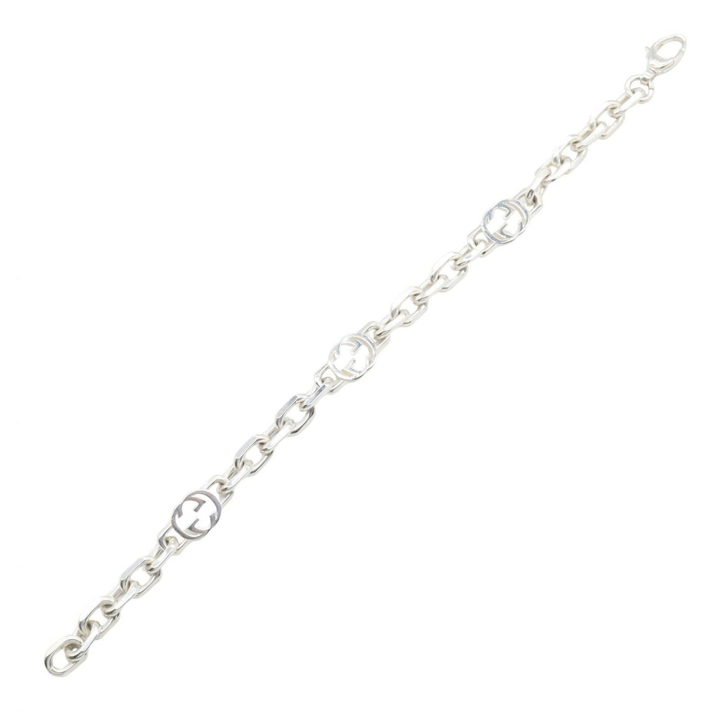 Gucci Bracelet Interlocking Chain 18 cm 925 Sterling Silver — view 3