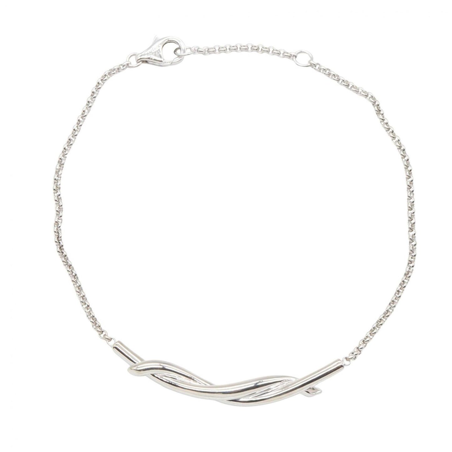 Cartier Bracelet Entrelace 16 18.5 cm 18k White Gold