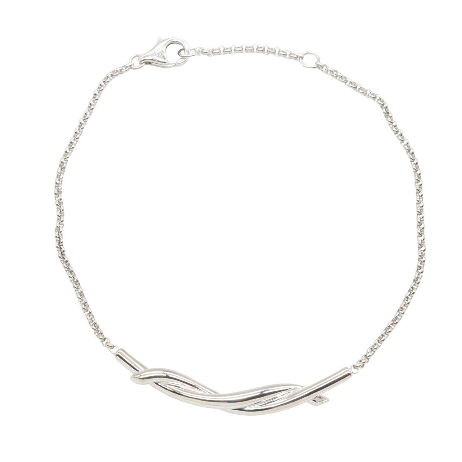 Cartier Bracelet Entrelace 16 18.5 cm 18k White Gold