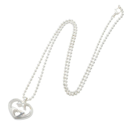 Gucci Necklace Heart Interlocking 70 cm 925 Sterling Silver — view 2