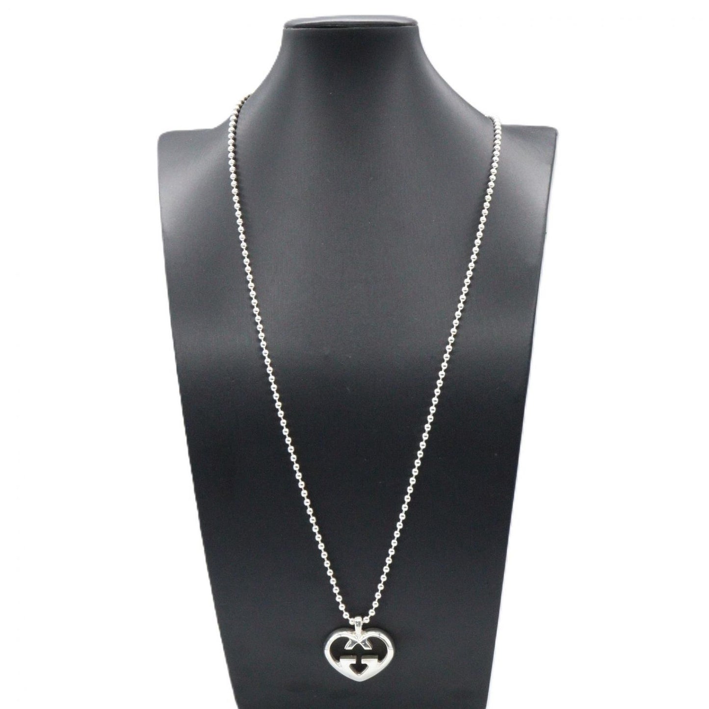 Gucci Necklace Heart Interlocking 70 cm 925 Sterling Silver — view 6