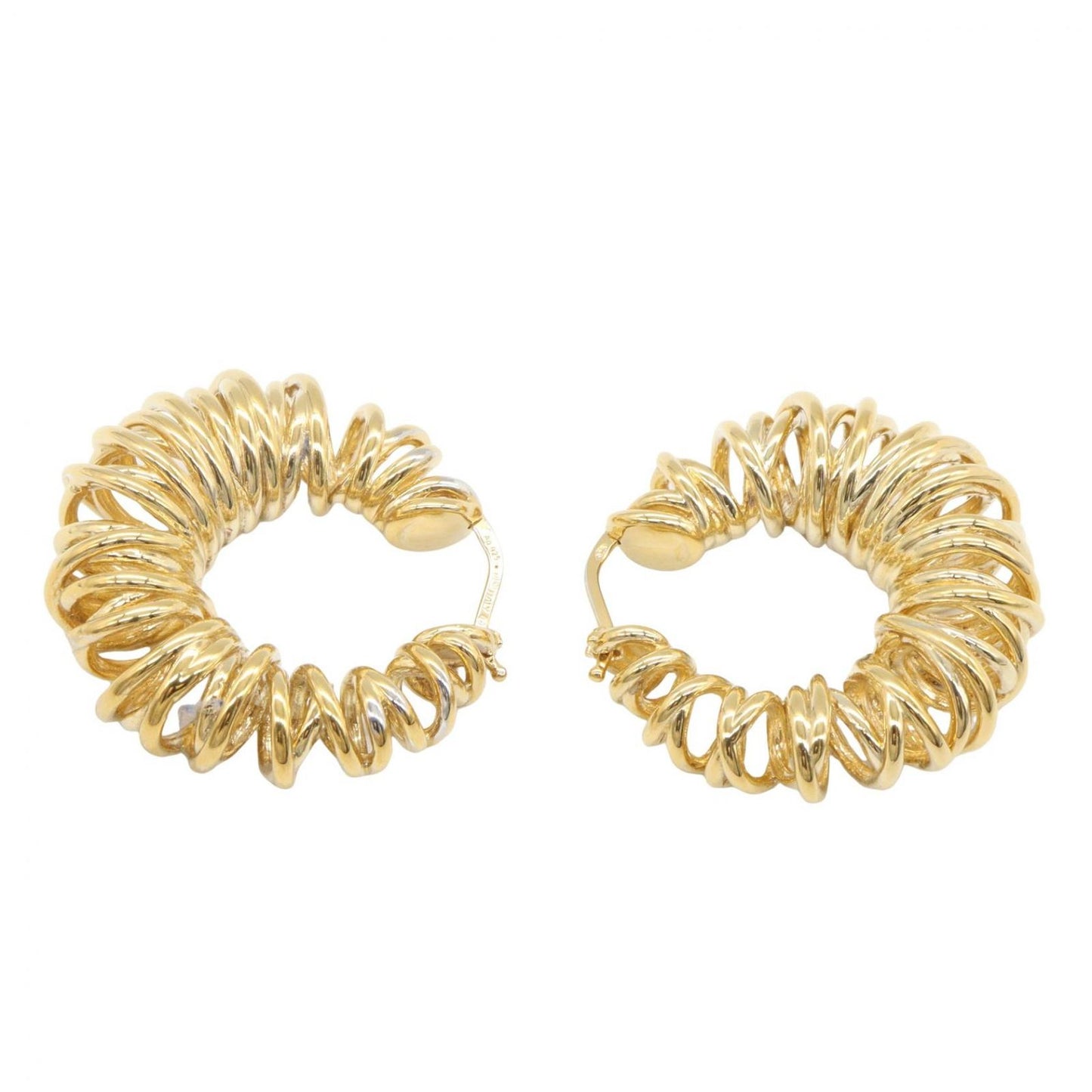 Bottega Veneta Earrings Spiral Knot Hoop 925 Sterling Silver — view 3
