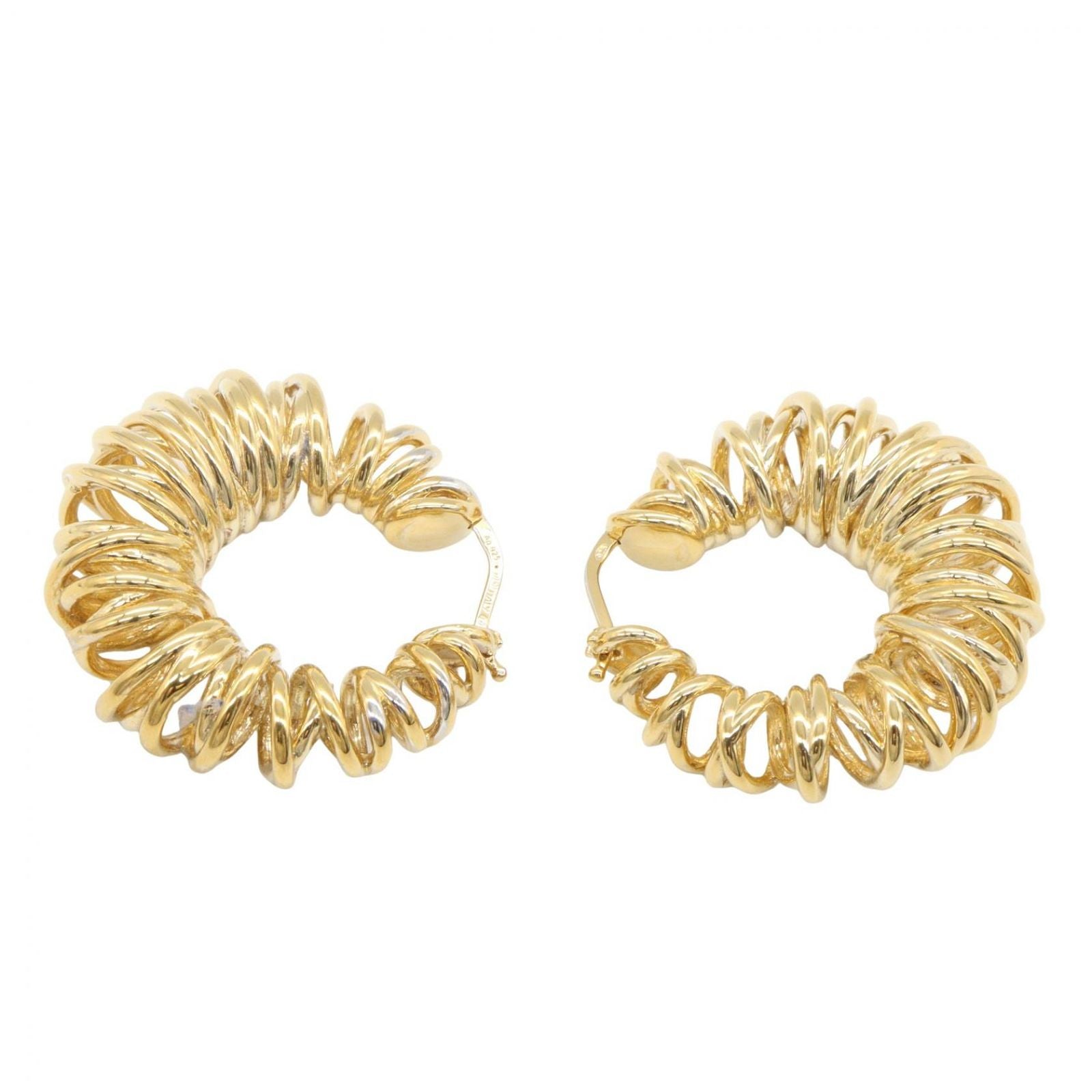 Bottega Veneta Earrings Spiral Knot Hoop 925 Sterling Silver — view 3