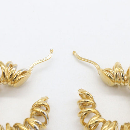 Bottega Veneta Earrings Spiral Knot Hoop 925 Sterling Silver — view 4