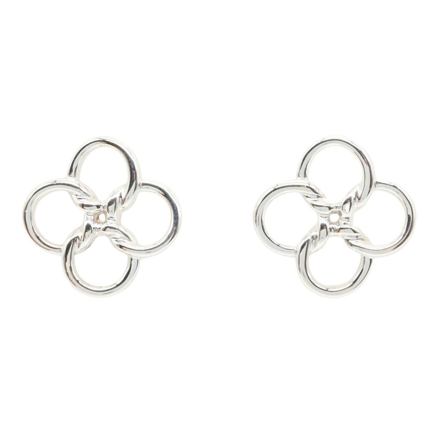 Tiffany & Co Earrings Quadro Folio 925 Sterling Silver