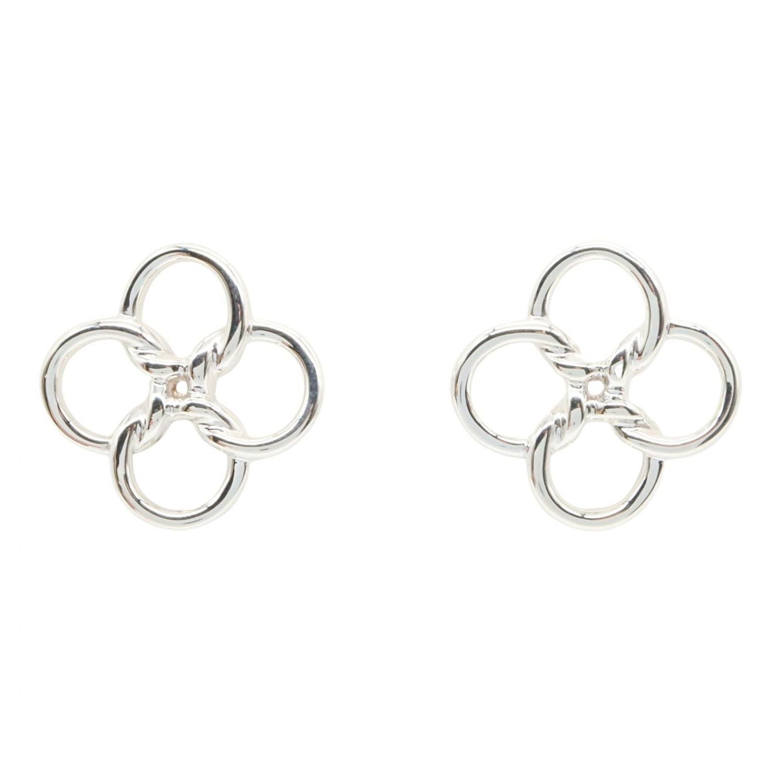 Tiffany & Co Earrings Quadro Folio 925 Sterling Silver