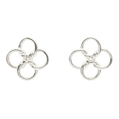 Tiffany & Co Earrings Quadro Folio 925 Sterling Silver