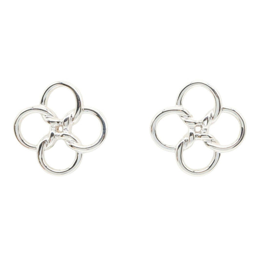 Tiffany & Co Earrings Quadro Folio 925 Sterling Silver