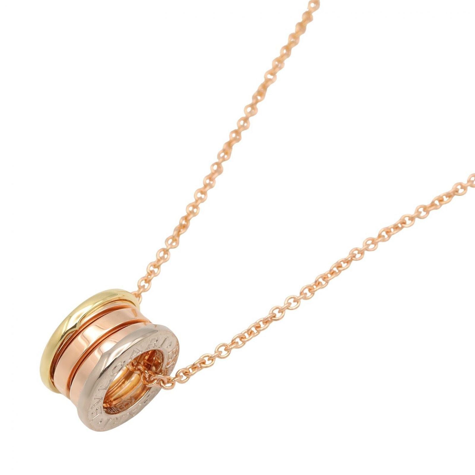 Bvlgari Necklace 38.5 45.5 cm 18k White Gold