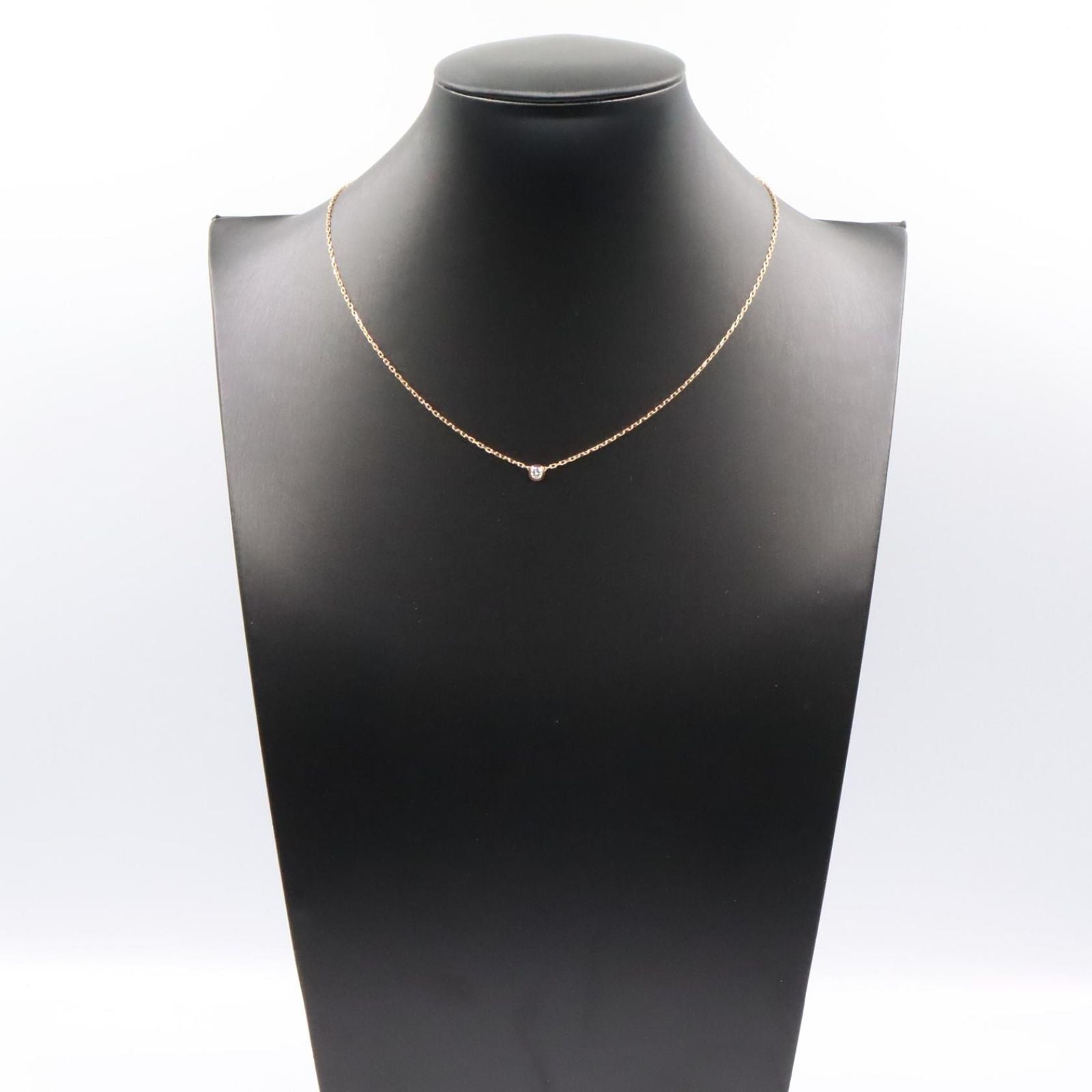 Cartier Necklace Damier SM 37.5 41 cm 18k Pink Gold Diamond — view 6