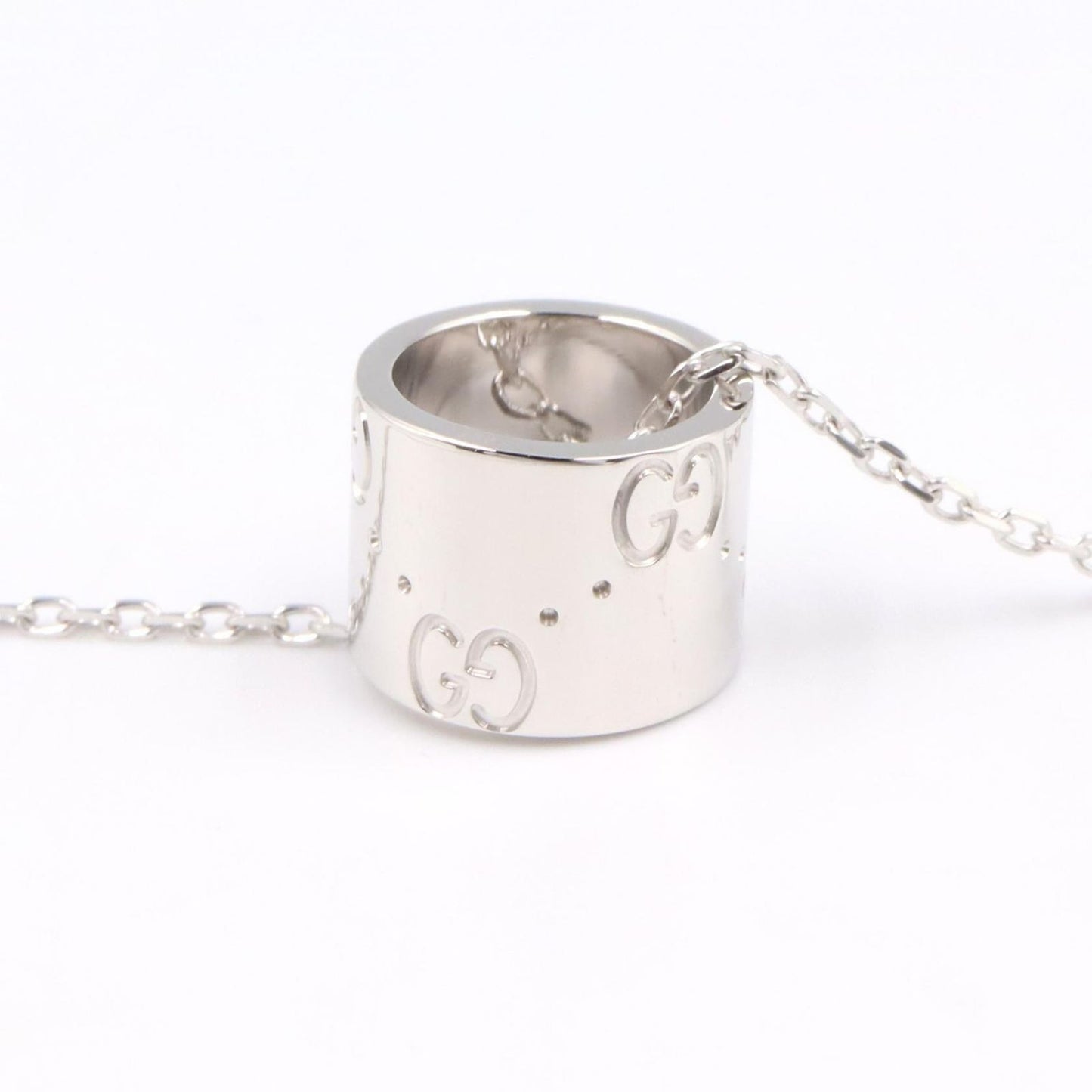 Gucci Necklace Icon Neck 18k White Gold — view 6