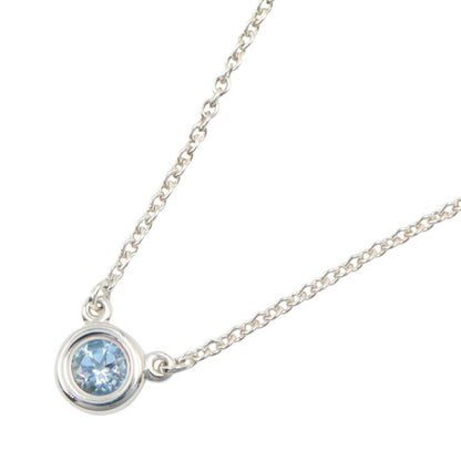 Tiffany & Co Necklace by the Yard Aquamarine 41.5 cm 925 Sterling Silver