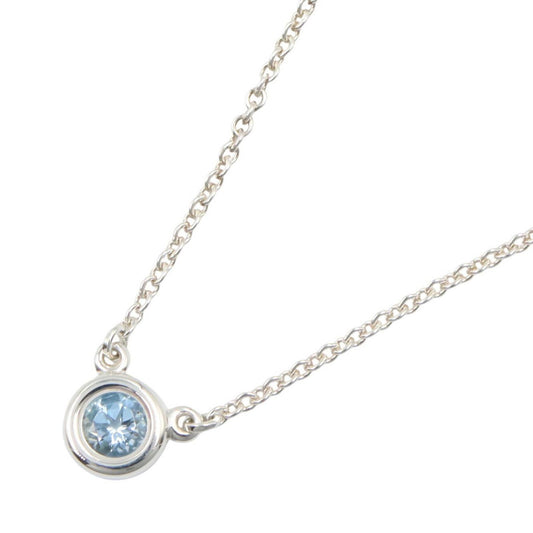 Tiffany & Co Necklace by the Yard Aquamarine 41.5 cm 925 Sterling Silver