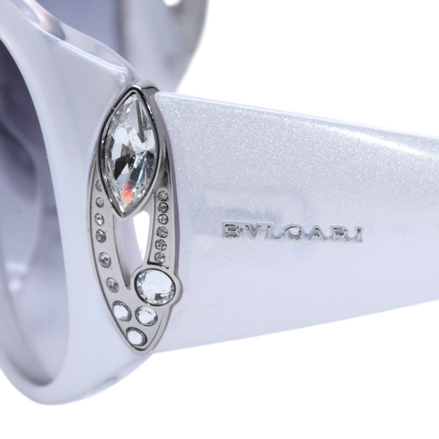 Bvlgari Sunglasses Crystal 63 17 Eyewear Gray — view 8