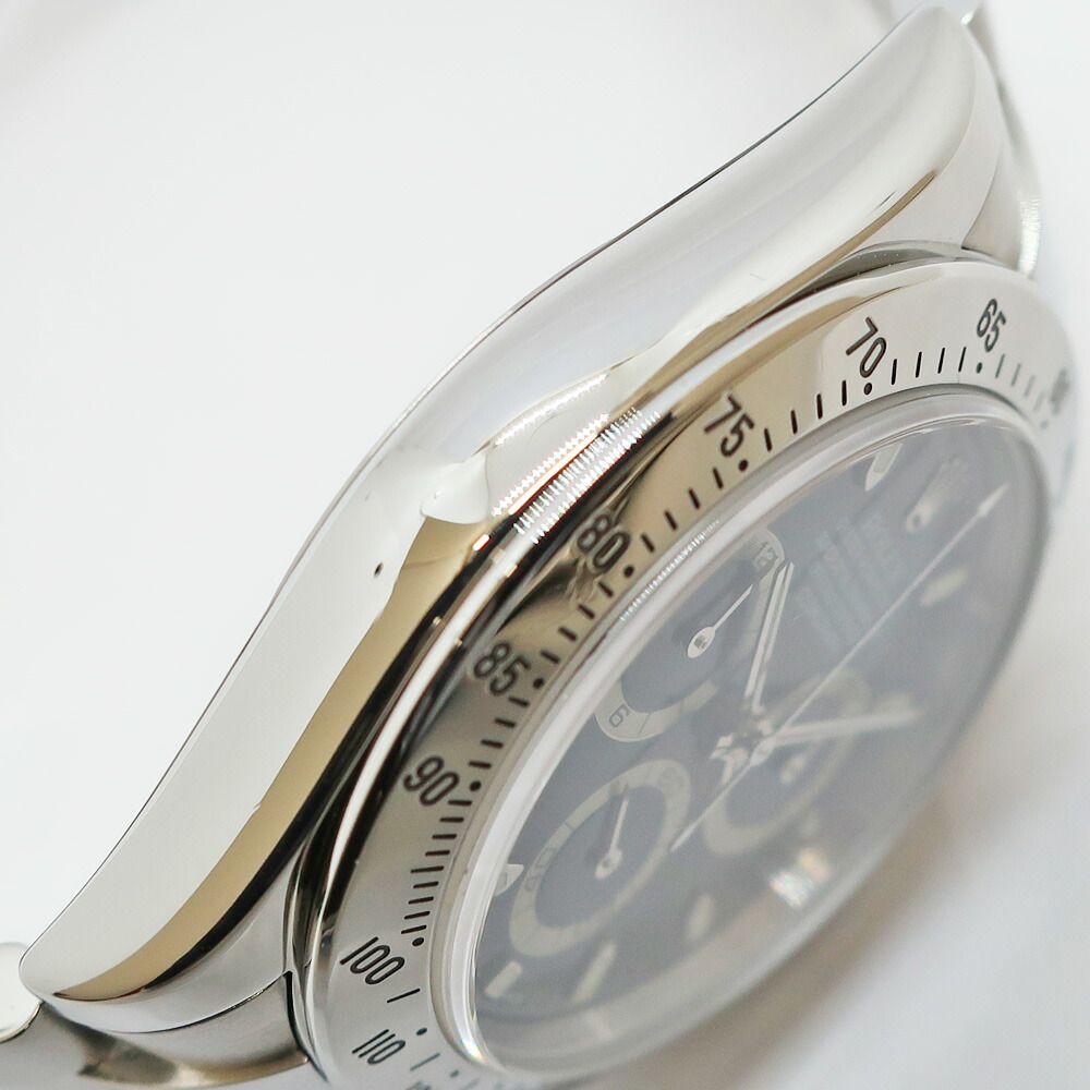 Rolex Ten Polished Cosmograph Daytona Number Black SS Automatic Watch — view 5