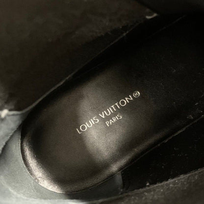 Louis Vuitton Bob Line Monogram Boots Short Shoes Leather Brown Black LV — view 7